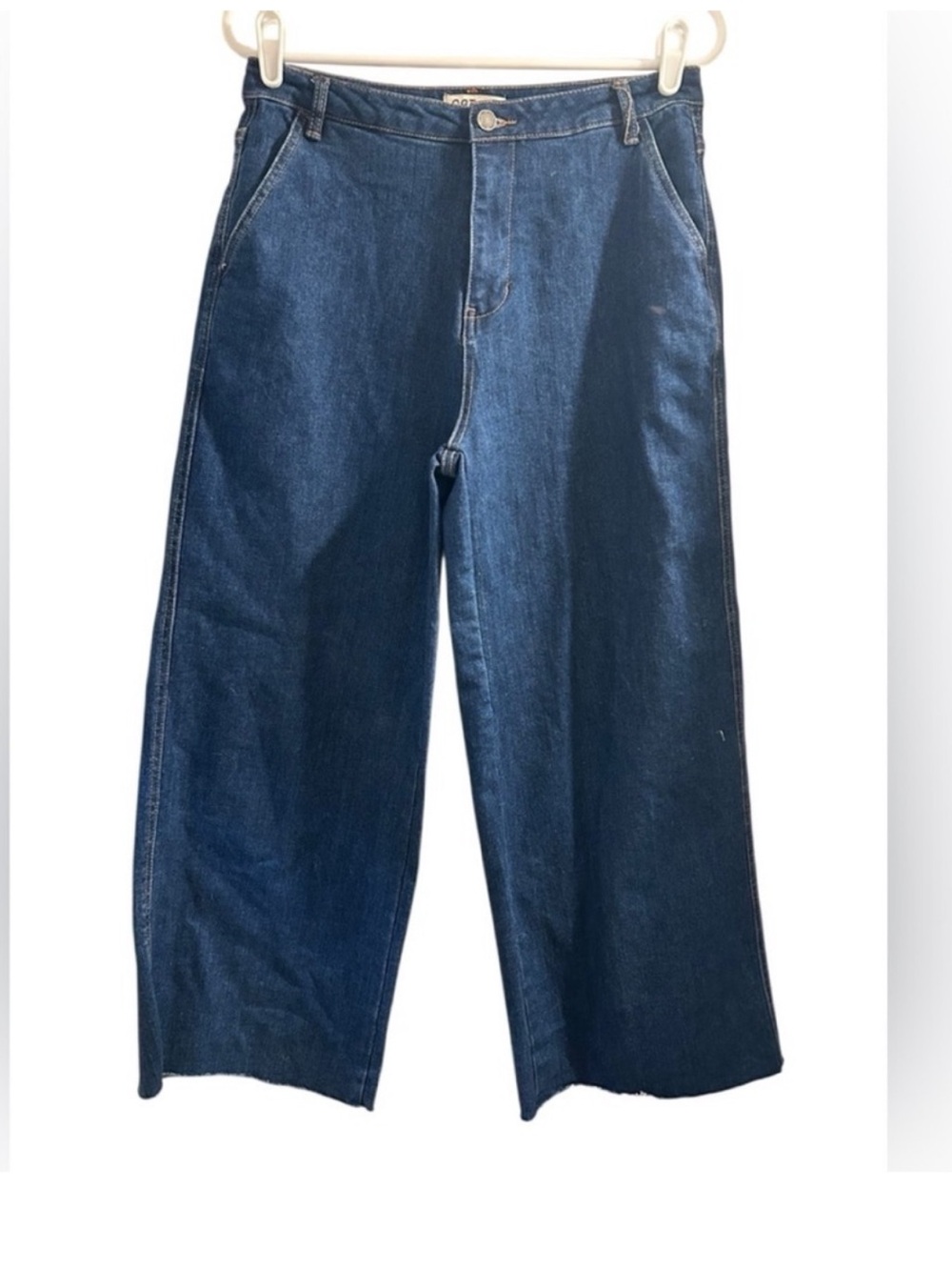 Oat New York High Rise Wide Leg Jeans Dark Wash size 27